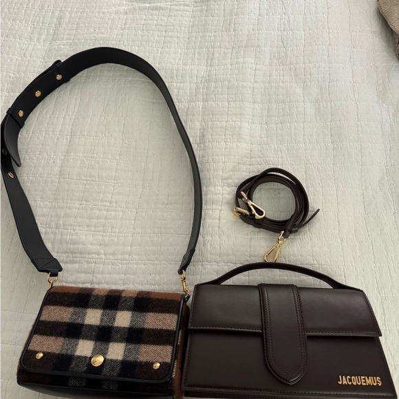Jacquemus Handbags - Jacquemus and Burberry Crossbody Bag Set